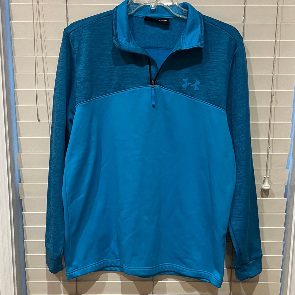 Under Armour Teal Quarter-Zip Pullover